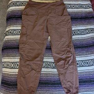 Prana Rust Red/Brown Kanab Jogger Pants